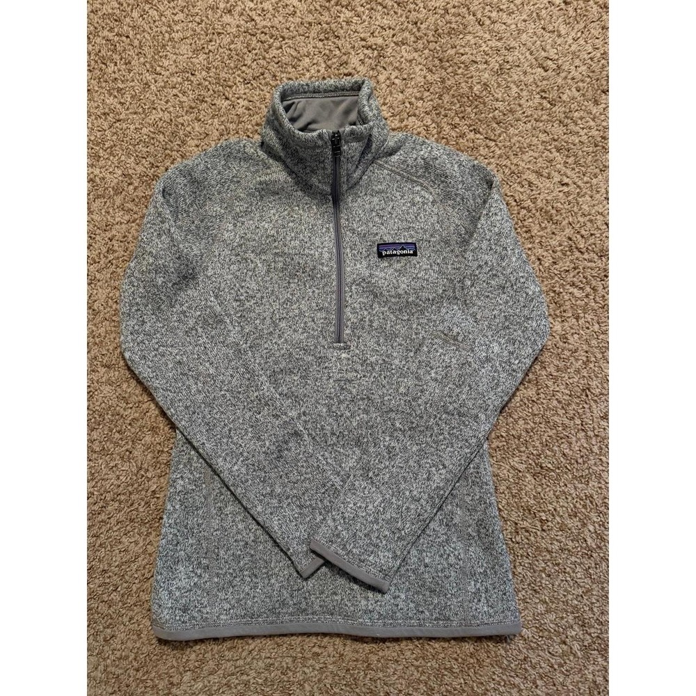 Patagonia XXS Women's gray Better Sweater 1/4 pullover